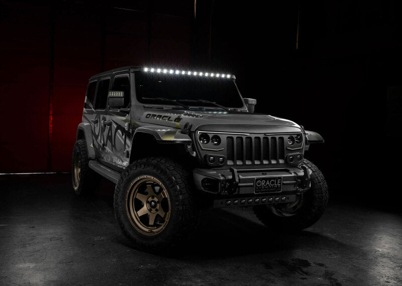 Load image into Gallery viewer, Oracle Jeep Wrangler JL/Gladiator JT Integrated Windshield LED Light Bar System
