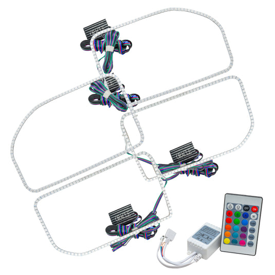 Oracle Ford F250/350 11-16 Halo Kit (Square Ring Design) - w/ Simple Controller SEE WARRANTY