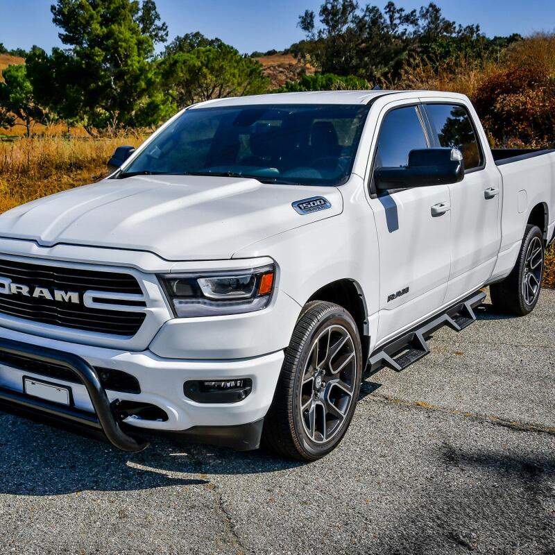 Load image into Gallery viewer, Westin/HDX 2019 Ram 1500 Crew Cab Drop Nerf Step Bars - Textured Black

