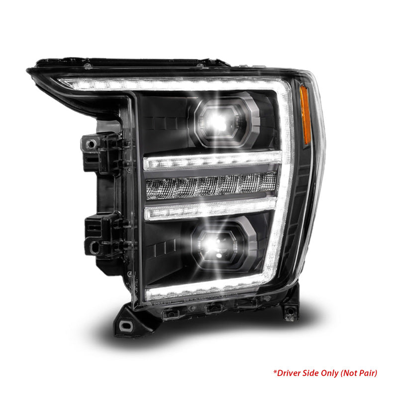 Load image into Gallery viewer, ANZO 21-23 Ford F150 LED Projector Headlight w/Switchback+Sequential - Black (Driver Side Only)
