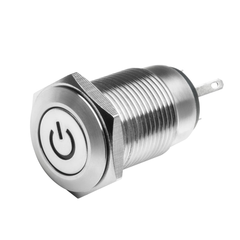 Load image into Gallery viewer, Oracle Pre-Wired Power Symbol On/Off Flush Mount LED Switch - Amber
