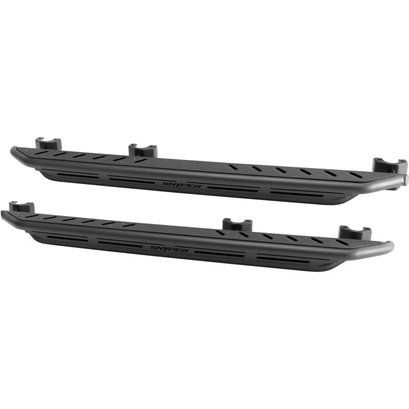 Load image into Gallery viewer, Westin/Snyper 07-17 Jeep Wrangler Unlimited Triple Tube Rock Rail Steps - Textured Black
