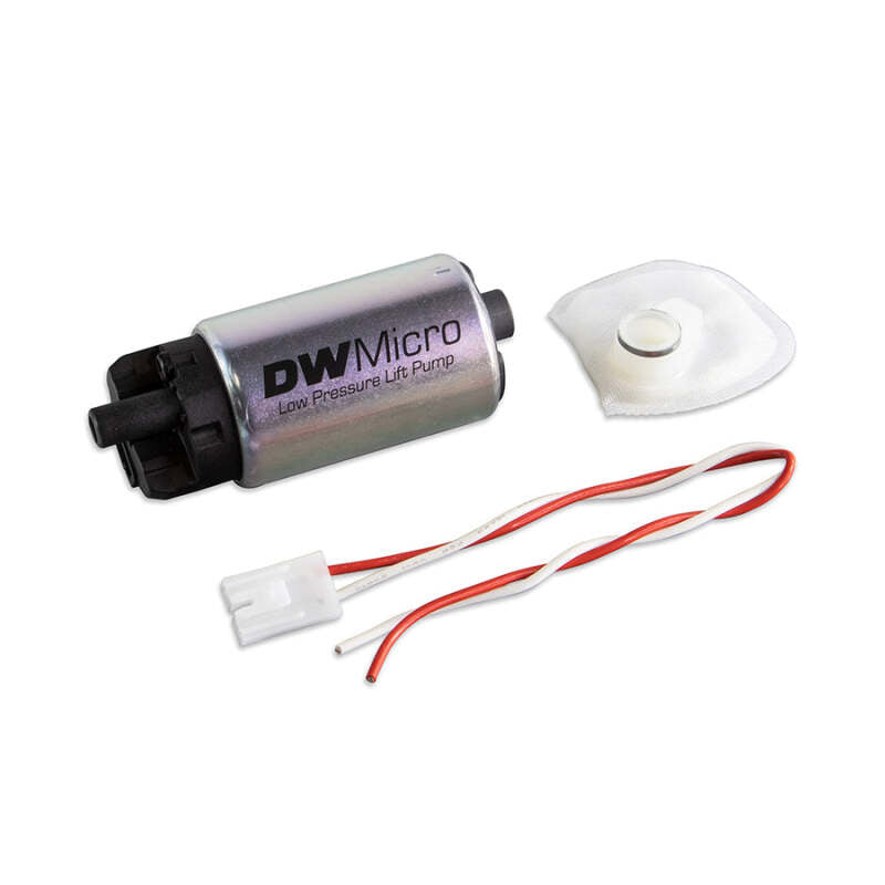 Load image into Gallery viewer, DeatschWerks DW Micro Series 210lph Low Pressure Lift Fuel Pump w/ Universal Install Kit
