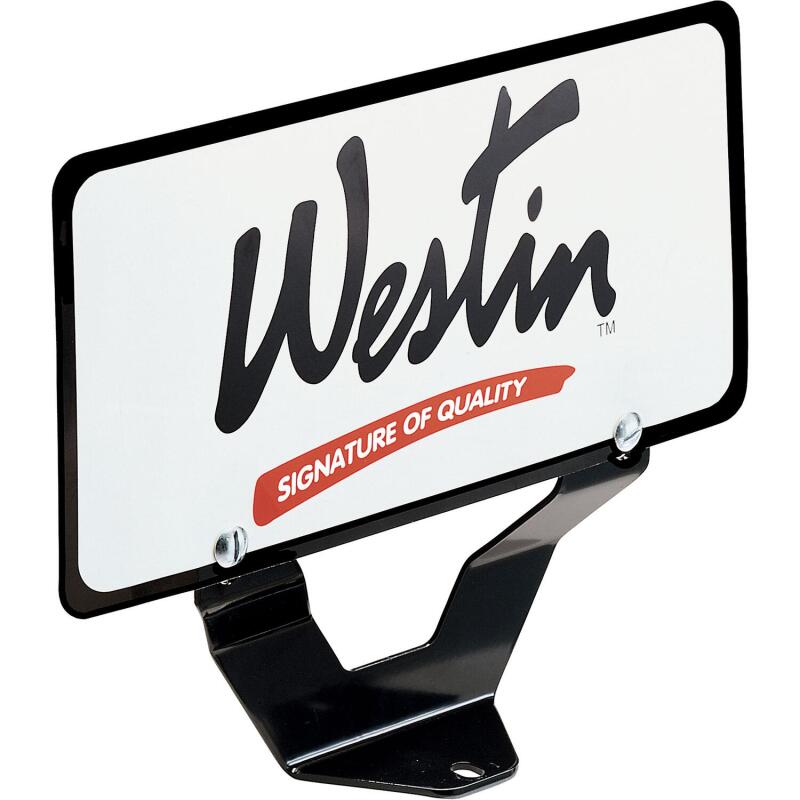 Load image into Gallery viewer, Westin Bull Bar License Plate Relocator - Black
