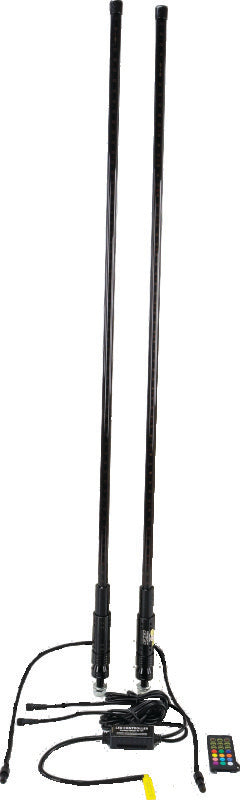 QuadBoss 4Ft Smoked Dual Whip Remote