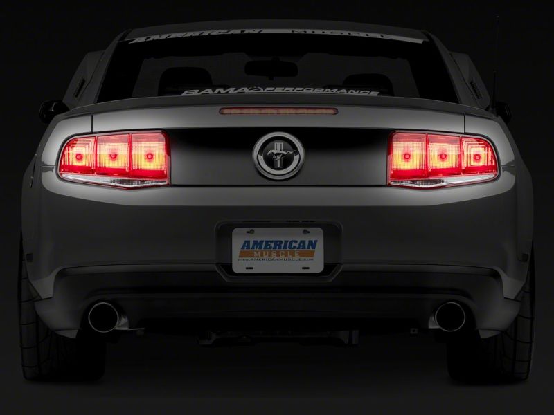 Load image into Gallery viewer, Raxiom 10-12 Ford Mustang Aero Tail Lights- Blk Housing (Smoked Lens)
