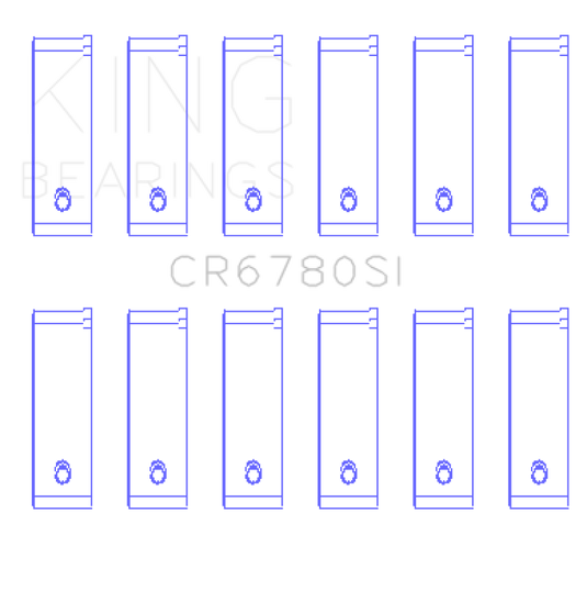 King Engine Bearings Chrysler 2.7L (Size +1.0mm) Connecting Rod Bearing Set