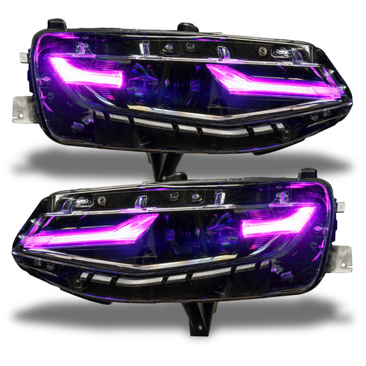 Oracle 19-21 Chevy Camaro LS/LT RGB+A Headlight DRL  Kit - ColorSHIFT w/ BC1 Controller