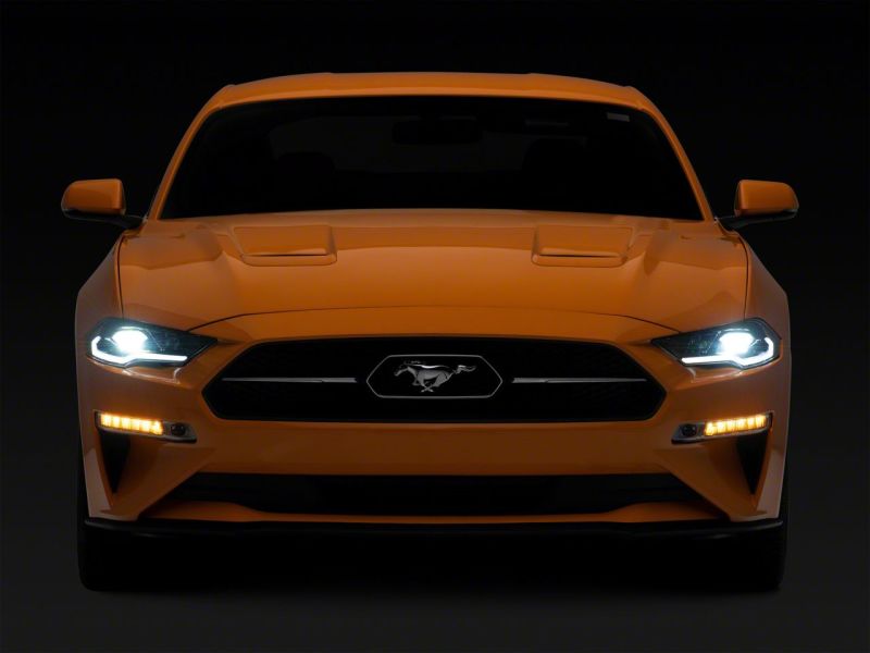 Load image into Gallery viewer, Raxiom 18-23 Ford Mustang GT EcoBoost LED Projector Headlights- Blk Housing (Clear Lens)
