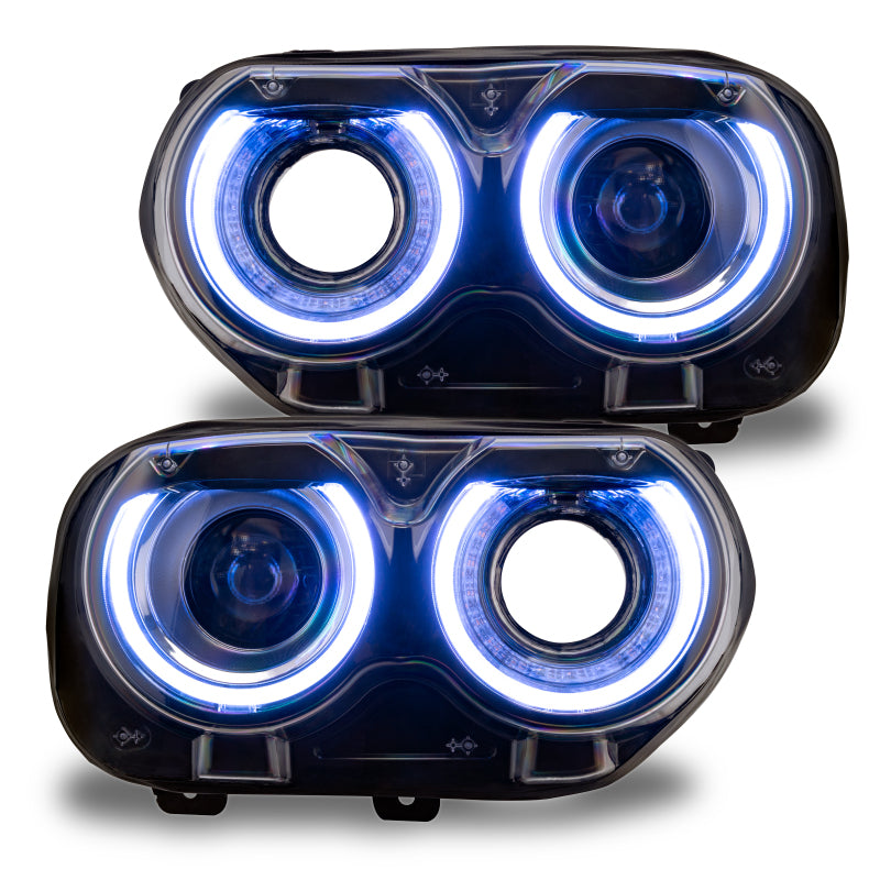 Load image into Gallery viewer, Oracle 15-21 Dodge Challenger RGB+W Headlight DRL Upgrade Kit - ColorSHIFT
