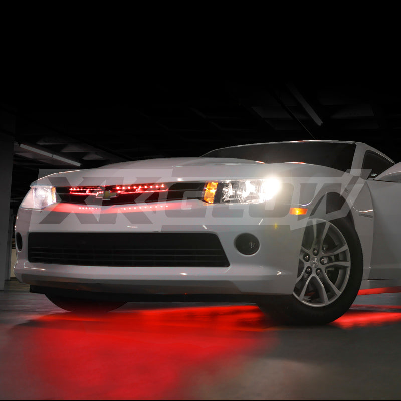 Load image into Gallery viewer, XK Glow Tube Single Color Underglow LED Accent Light Car/Truck Kit Red - 8x24In
