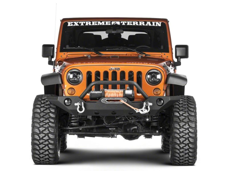 Load image into Gallery viewer, Raxiom 07-18 Jeep Wrangler JK 24-In Light Bar Hood Mounting Brackets
