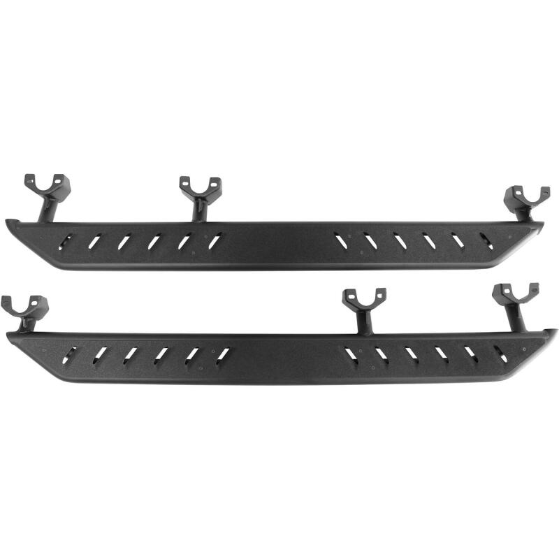 Load image into Gallery viewer, Westin/Snyper 07-17 Jeep Wrangler Unlimited Triple Tube Rock Rail Steps - Textured Black
