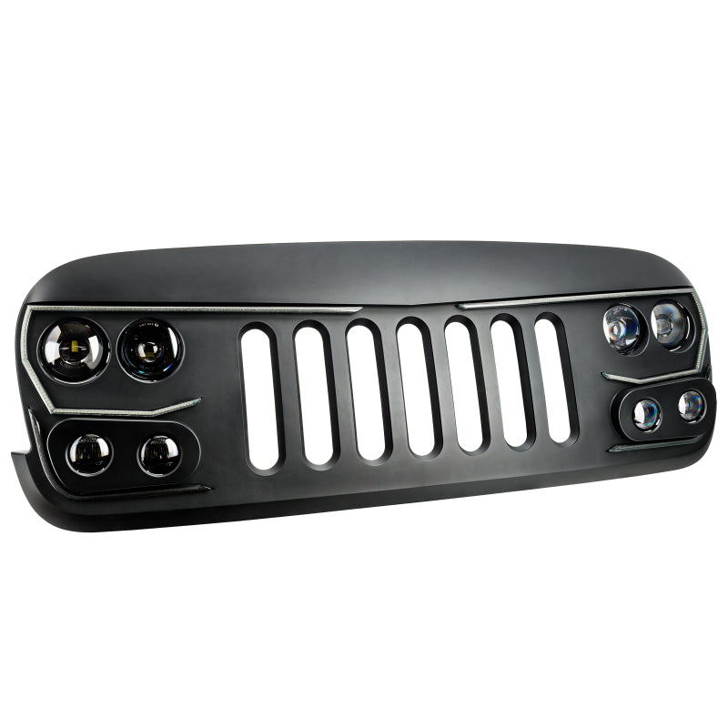Load image into Gallery viewer, Oracle VECTOR Series Full LED Grille - Jeep Wrangler JK - NA
