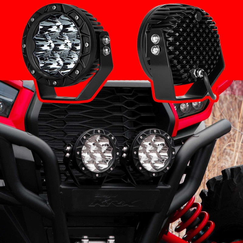 Load image into Gallery viewer, XK Glow Spot Beam Cube Offroad Round Work Light Kit 1pc 5in
