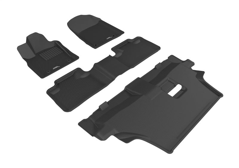 Load image into Gallery viewer, 3D MAXpider 13-26 Dodge Durango Kagu Black Full Set (2 Posts ON Front PASSENGERS FLOOR)
