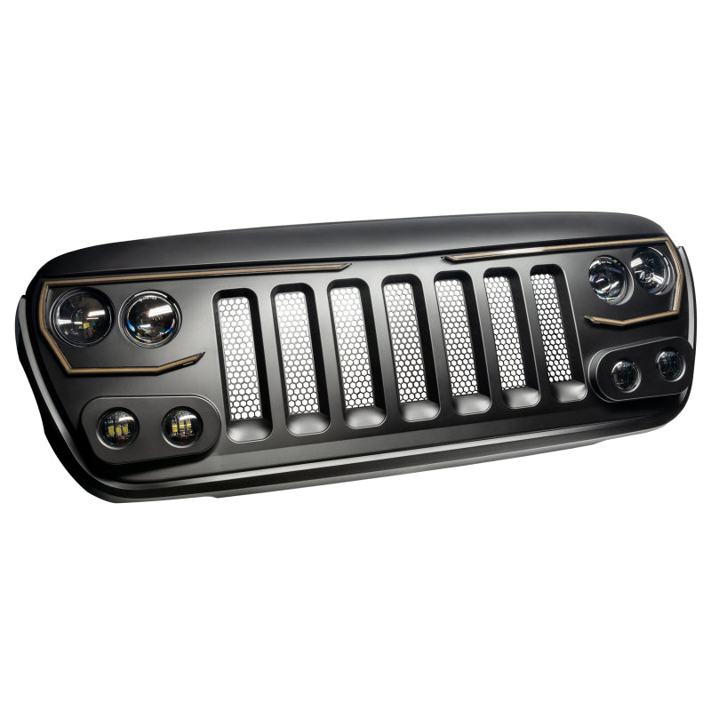 Load image into Gallery viewer, Oracle VECTOR Series Full LED Grille - Jeep Wrangler JL/JT - NA
