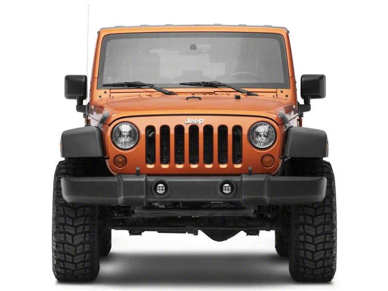 Load image into Gallery viewer, Raxiom 07-23 Jeep Wrangler JK &amp; JL Axial Series Tri-Bar LED Fog Lights- Amber
