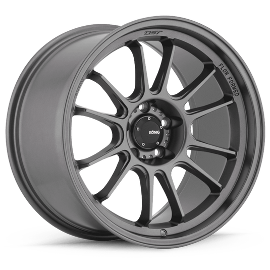 Konig Hypergram 17X9 5X112 ET42 Matte Grey Flow Formed