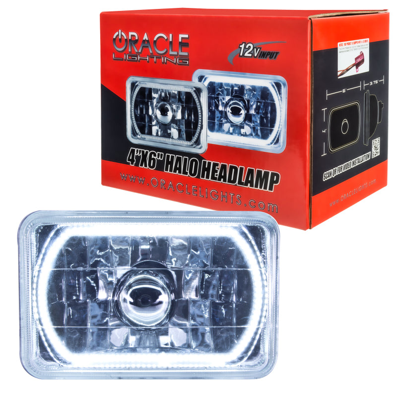 Load image into Gallery viewer, Oracle Pre-Installed Lights 4x6 IN. Sealed Beam - White Halo SEE WARRANTY
