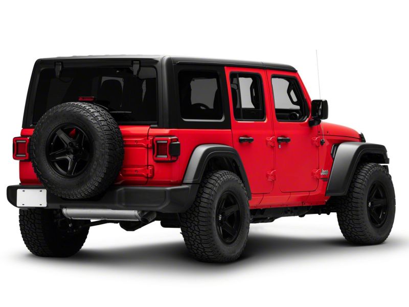 Load image into Gallery viewer, Raxiom 18-23 Jeep Wrangler JL Horizon LED Tail Lights- BlkHousing- Red Lens
