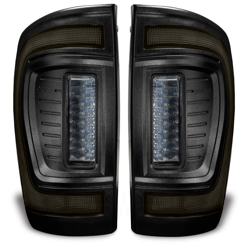 Load image into Gallery viewer, Oracle Lighting 16-23 Gen 3 Toyota Tacoma Black Series Flush Style LED Tail Lights SEE WARRANTY
