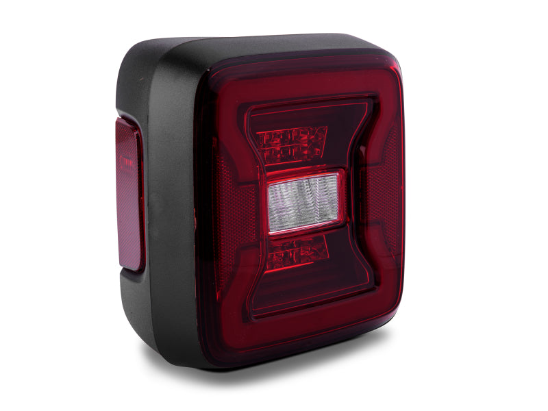 Load image into Gallery viewer, Raxiom 18-22 Jeep Wrangler JL LED Tail Lights- Black Housing - Red Lens
