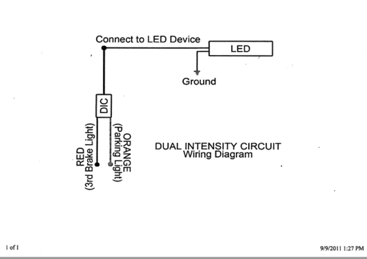 Oracle 61-0 Dual Intensity Circuit
