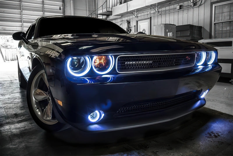 Load image into Gallery viewer, Oracle 0814 Dodge Challenger Dynamic Surface Mount Headlight/Fog Light Halo Kit COMBO
