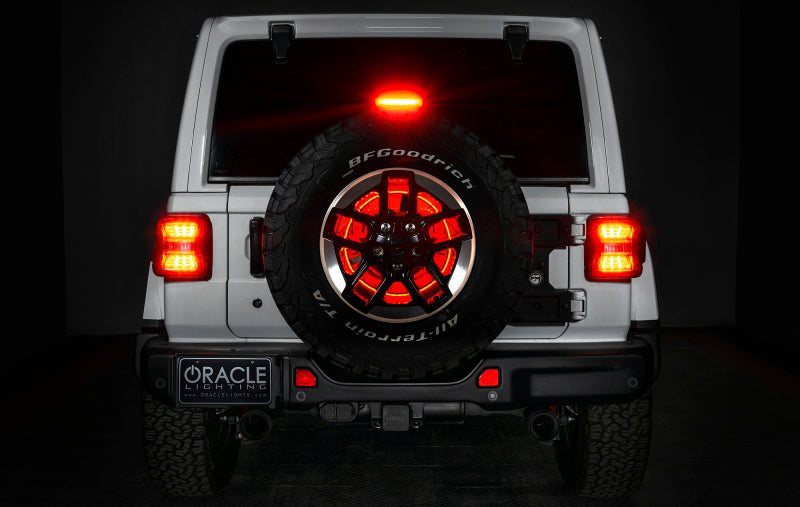 Load image into Gallery viewer, Oracle LED Illuminated Wheel Ring 3rd Brake Light - Red
