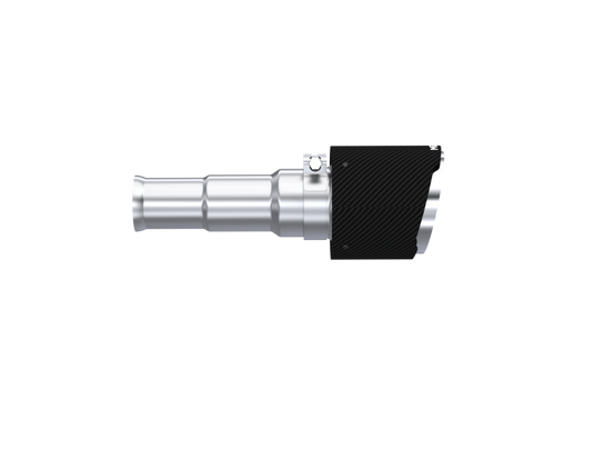 MBRP 19-24 Ram 1500 5.7L Hemi 3in Inl. 5in OD DW Angle Cut T304 Carbon Exhaust Tips - Pairs