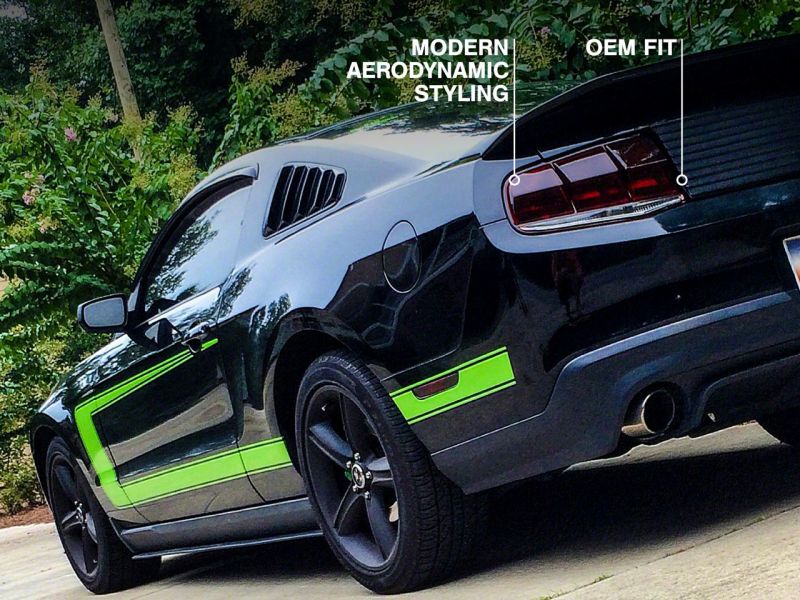 Load image into Gallery viewer, Raxiom 10-12 Ford Mustang Aero Tail Lights- Blk Housing (Smoked Lens)
