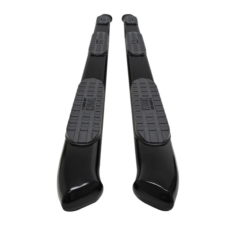 Load image into Gallery viewer, Westin 2009-2018 Ram 1500 Crew Cab (6.5ft Bed) PRO TRAXX 5 WTW Oval Nerf Step Bars - Black
