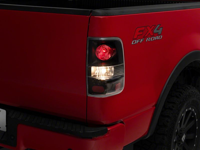 Load image into Gallery viewer, Raxiom 04-08 Ford F-150 Styleside Euro Style Tail Lights- BlkHousing - Red/Clear Lens
