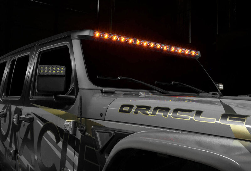 Load image into Gallery viewer, Oracle Jeep Wrangler JL/Gladiator JT Integrated Windshield LED Light Bar System
