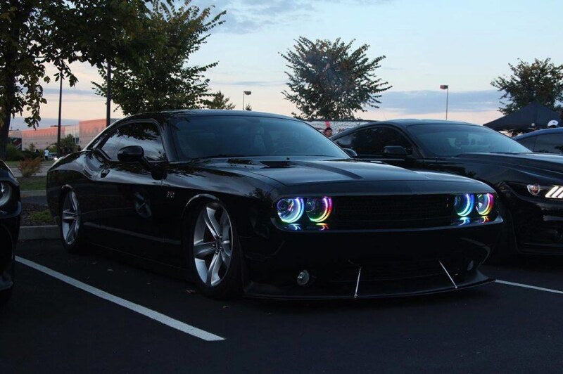 Load image into Gallery viewer, Oracle 15-21 Dodge Challenger Dynamic Surface Mount Headlight Halo Kit - - Dynamic
