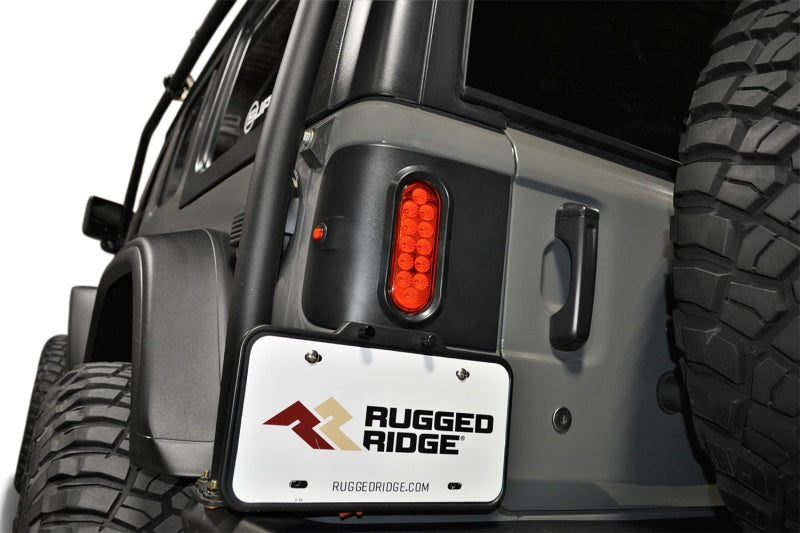 Load image into Gallery viewer, Rugged Ridge 18-24 Jeep Wrangler JL/JLU Flush Mount Tail Light (Pair) - Blk
