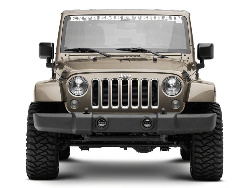 Load image into Gallery viewer, Raxiom 07-18 Jeep Wrangler JK Axial Series 4-In LED Fog Lights w/ RGB Halo
