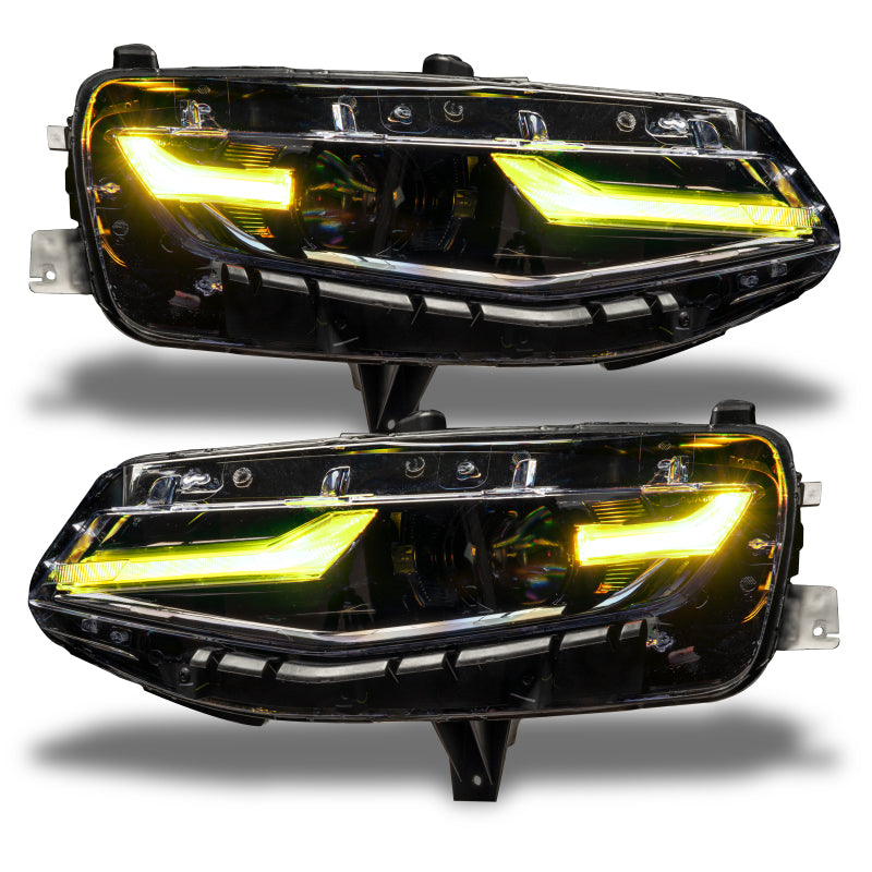 Load image into Gallery viewer, Oracle 19-21 Chevy Camaro LS/LT RGB+A Headlight DRL  Kit - ColorSHIFT w/ BC1 Controller
