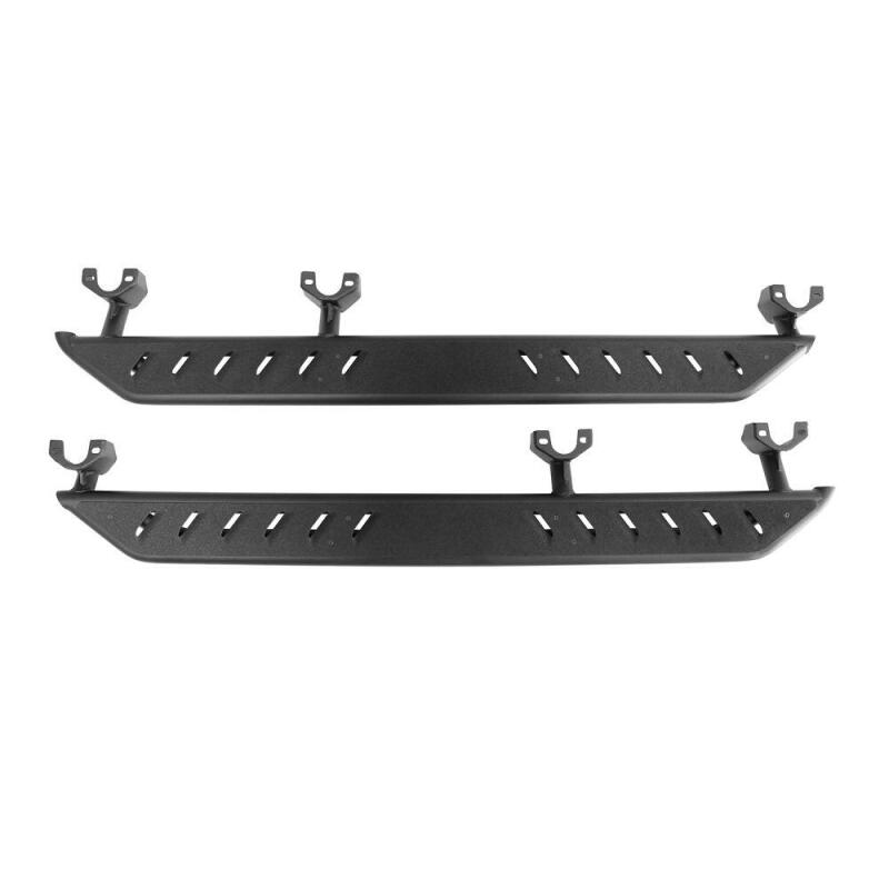 Load image into Gallery viewer, Westin/Snyper 2018+ Jeep Wrangler JL Unlimited 4DR Triple Tube Rock Rail Steps - Textured Black
