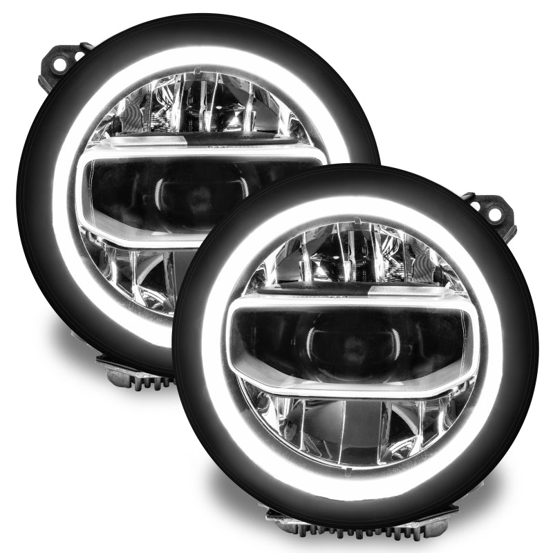 Load image into Gallery viewer, Oracle Jeep Wrangler JL/Gladiator JT RGB+W Headlight DRL Upgrade Kit - ColorSHIFT
