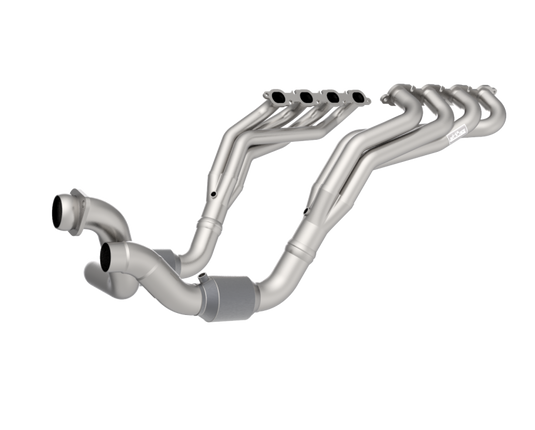 Kooks 20-22 Ford F250 7.3L V8 / Ford F350 7.3L V8 1-7/8in x 3in SS Headers w/ Green Catted Conn