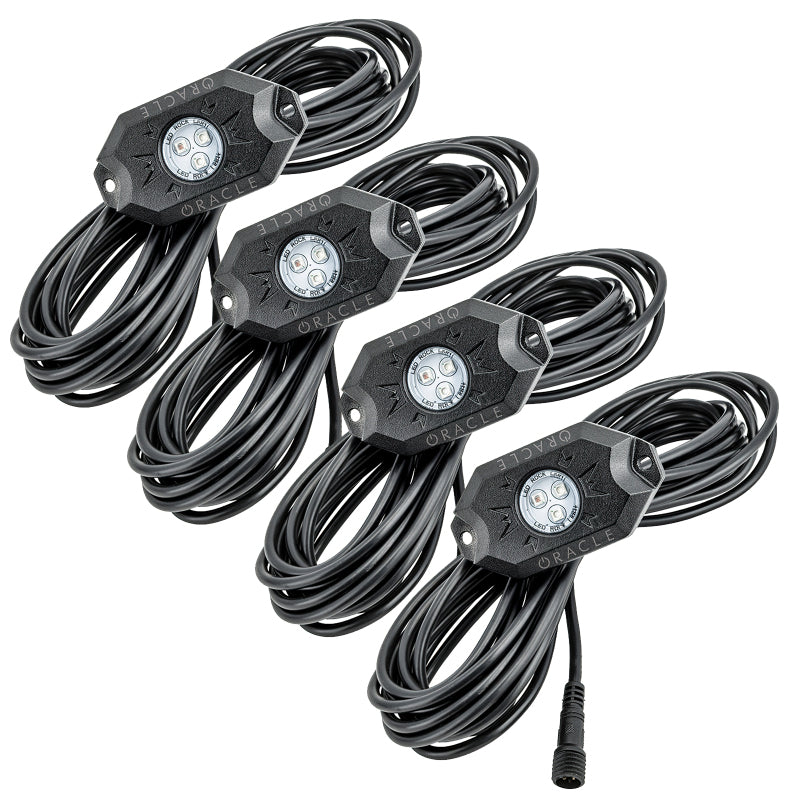 Load image into Gallery viewer, Oracle Bluetooth + RF Underbody Rock Light Kit - 4 PCS - ColorSHIFT
