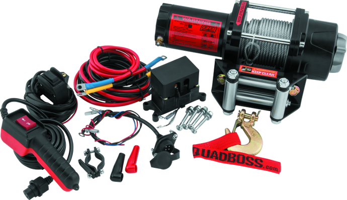 QuadBoss Winch 2500Lb W/Cable