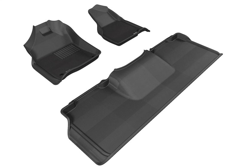 Load image into Gallery viewer, 3D MAXpider 12-18 Dodge Ram 2500 / 3500 MEGA Cab Kagu Black Full Set (2 EYELETS)
