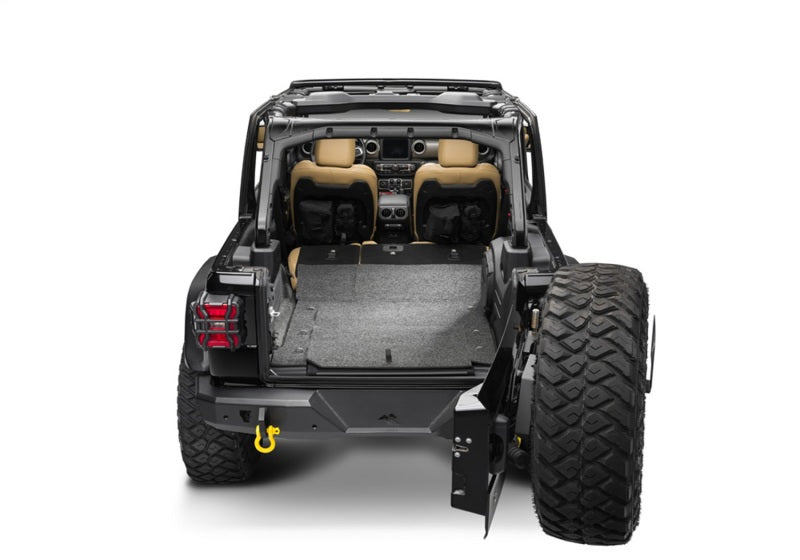 Load image into Gallery viewer, BedRug 18-23 Jeep Wrangler JL 2 Door 4pc Rear Cargo Kit
