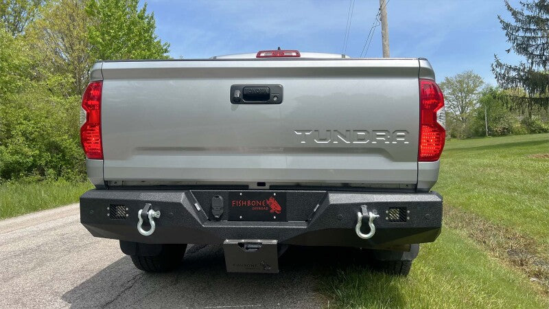 Load image into Gallery viewer, Fishbone Offroad 14-21 Toyota Tundra Rear Bumper - Black Texture

