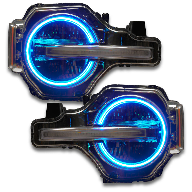 Load image into Gallery viewer, Oracle 2021 Ford Bronco DRL Upgrade w/ Halo Kit - ColorSHIFT w/ Simple Controller
