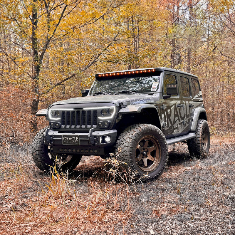 Load image into Gallery viewer, Oracle Jeep Wrangler JL/Gladiator JT Integrated Windshield LED Light Bar System
