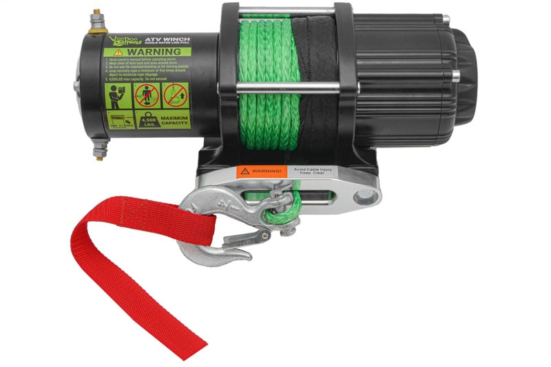 Load image into Gallery viewer, Voodoo Offroad Summoner 4500lb UTV Winch w/ 50ft Synthetic Rope
